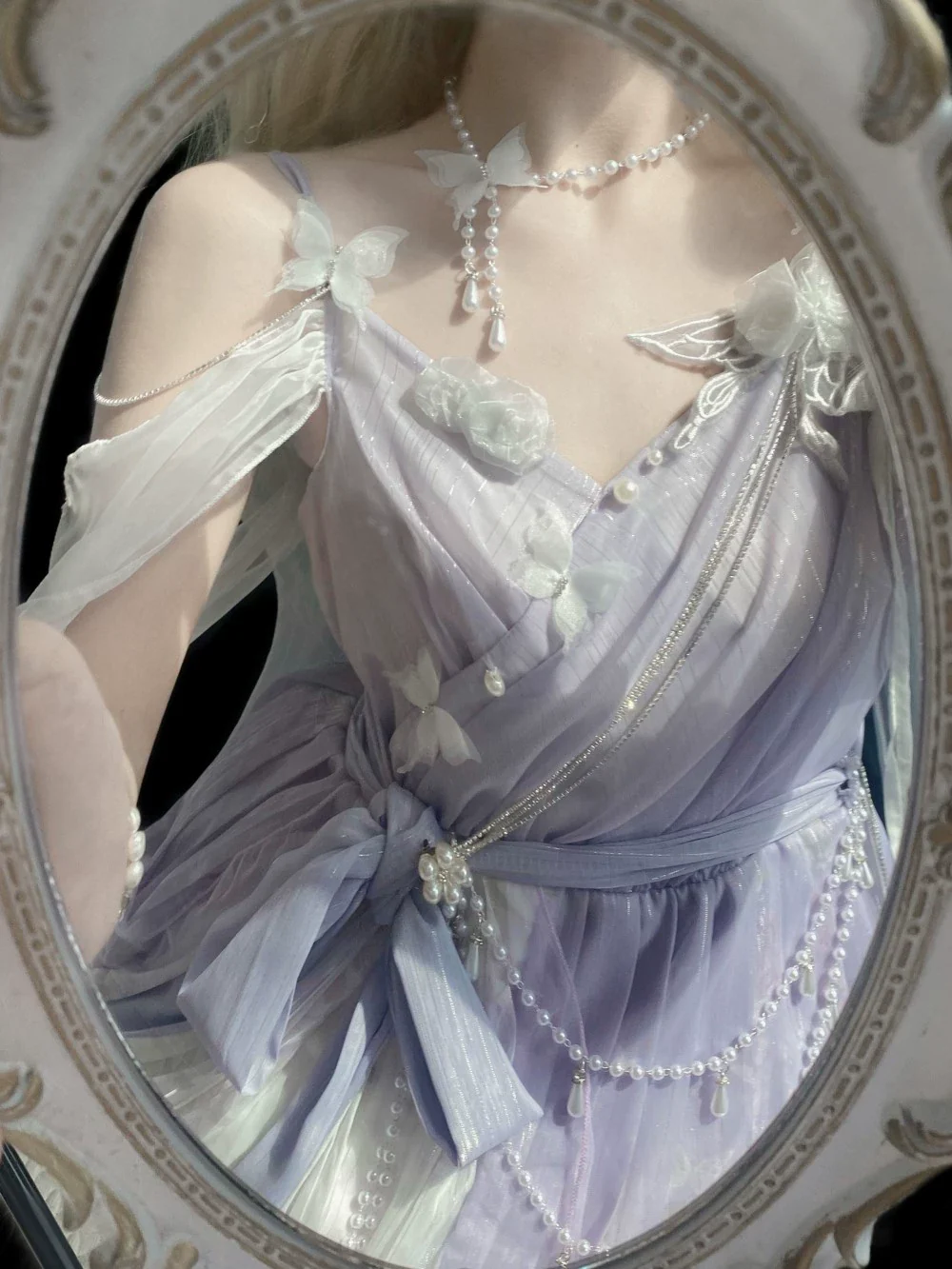Han Lolita Dress Side Slit Purple JSK Dress - Image 15