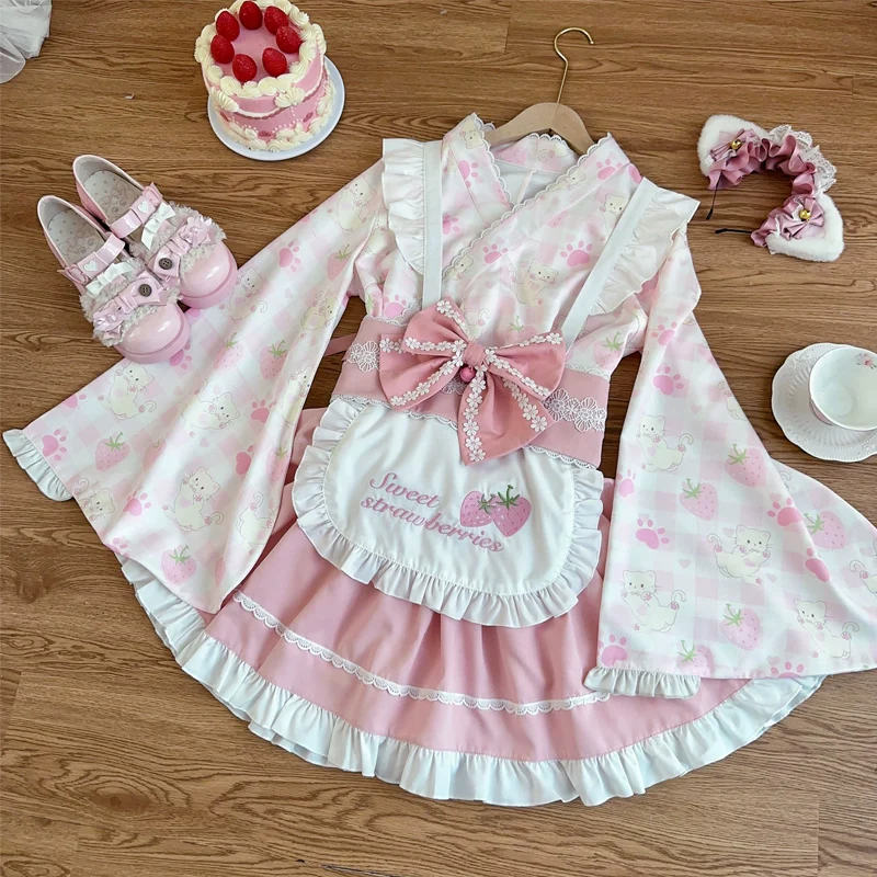 Hanguliang - Han Lolita OP Dress Japanese Style Dress for Summer Wear - Image 10
