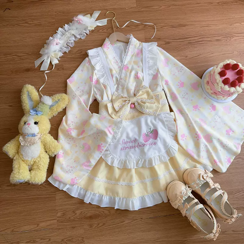 Hanguliang - Han Lolita OP Dress Japanese Style Dress for Summer Wear - Image 17