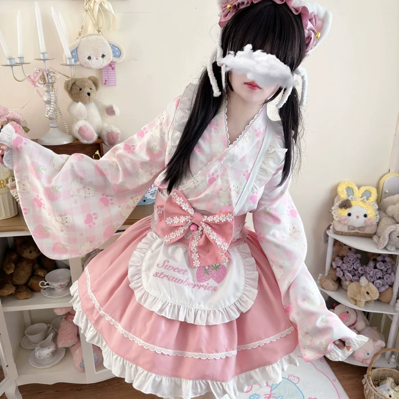 Hanguliang - Han Lolita OP Dress Japanese Style Dress for Summer Wear - Image 6
