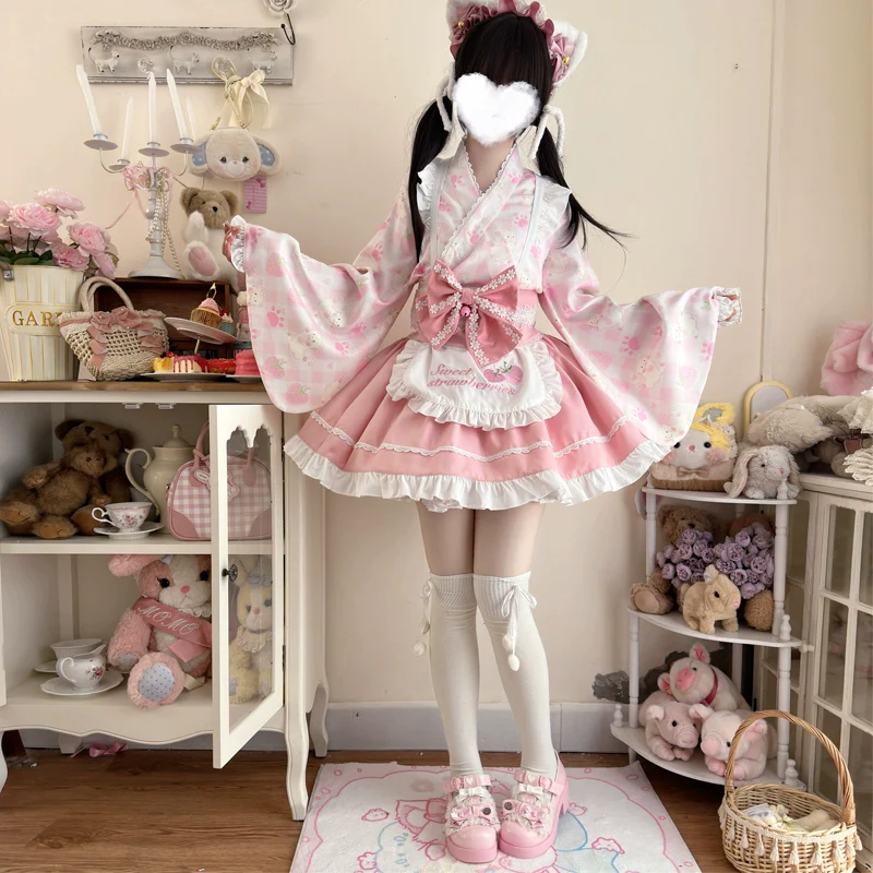 Hanguliang - Han Lolita OP Dress Japanese Style Dress for Summer Wear - Image 9