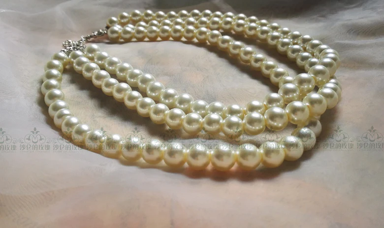 Hepburn time - Retro Elegant Tiered Pearl Choker - Image 5