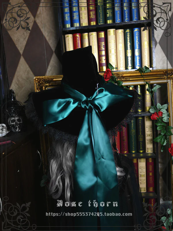 Rose Thorn - Holy Cross - 12 Colors Lolita Halloween Witch Hat - Image 23