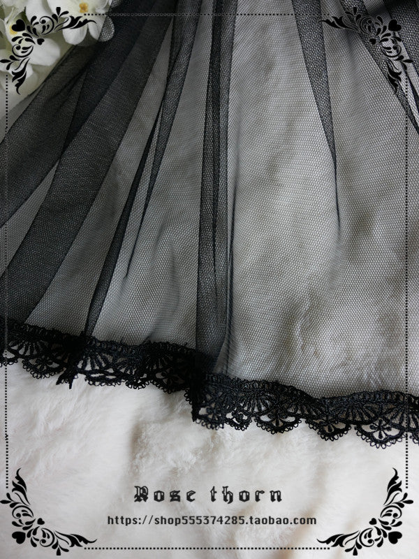 Rose Thorn - Holy Cross - 12 Colors Lolita Halloween Witch Hat - Image 33