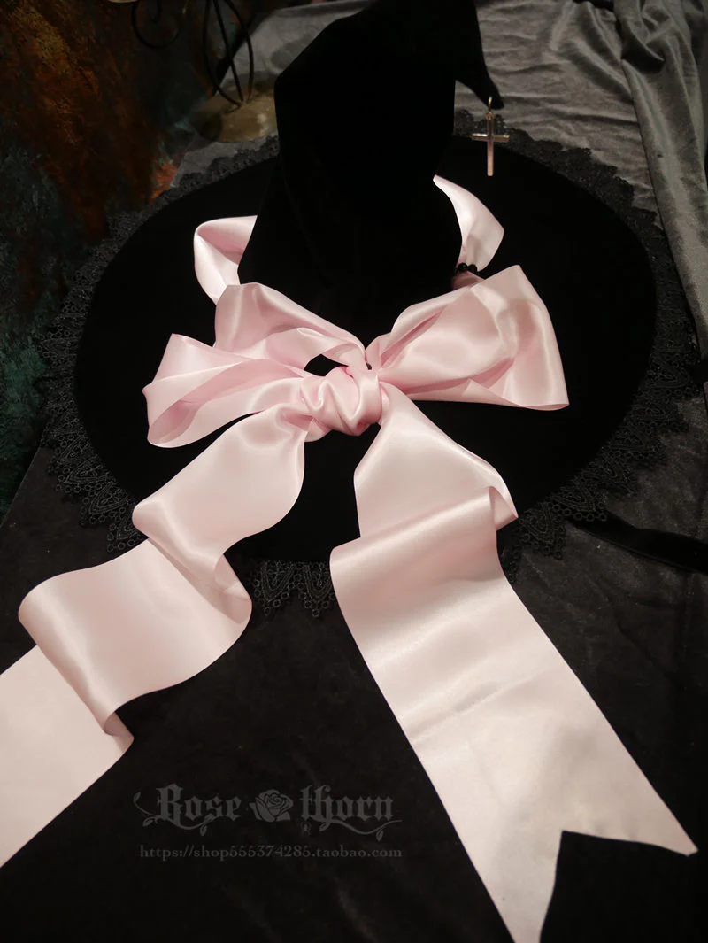 Rose Thorn - Holy Cross - 12 Colors Lolita Halloween Witch Hat - Image 6