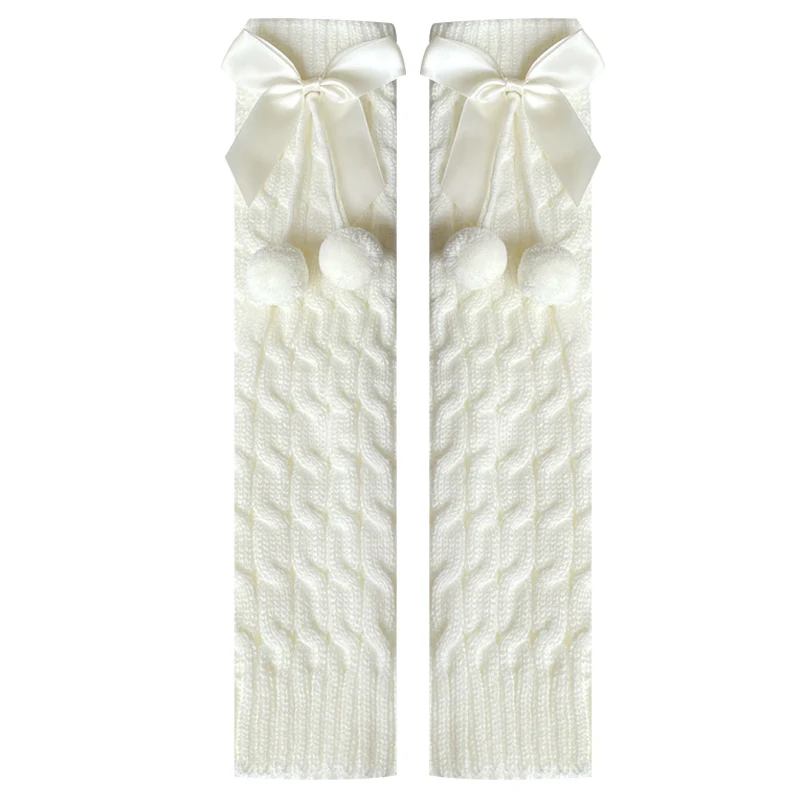Cute Lolita Leg Warmers Winter Knitted JK Pile Socks - Image 11