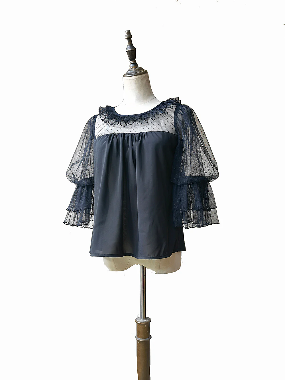 Doll Lolita Puff Sleeve Blouse - Image 5
