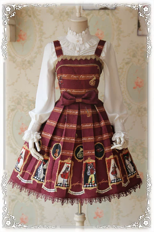 Fragrance - Lace Ruffle Pin Tucks Classic Lolita Blouse - Image 9
