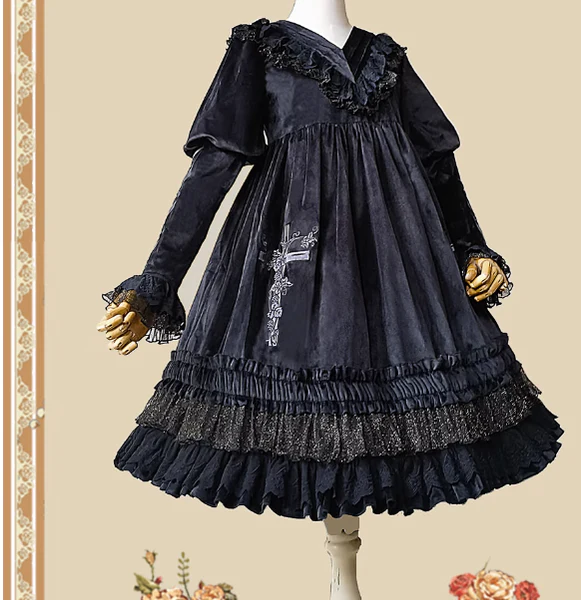 Holy Fruit Estate - Gothic Lolita OP Dress Multicolors - Image 16