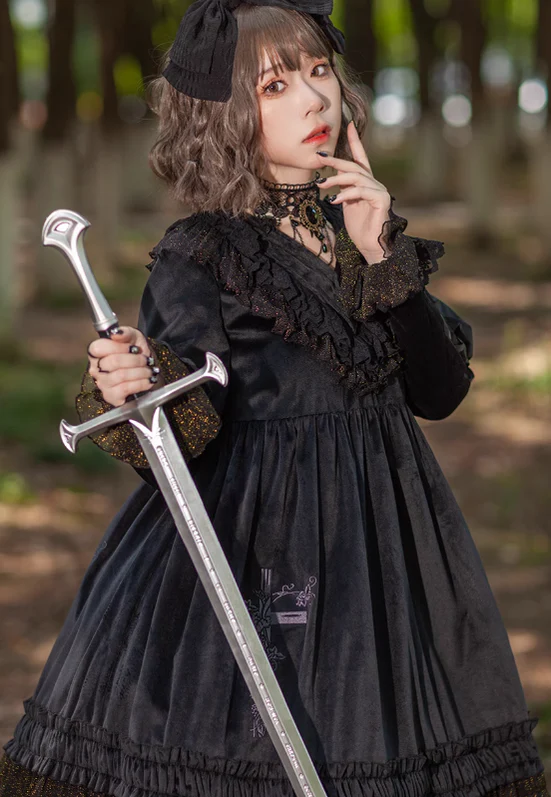 Holy Fruit Estate - Gothic Lolita OP Dress Multicolors - Image 22