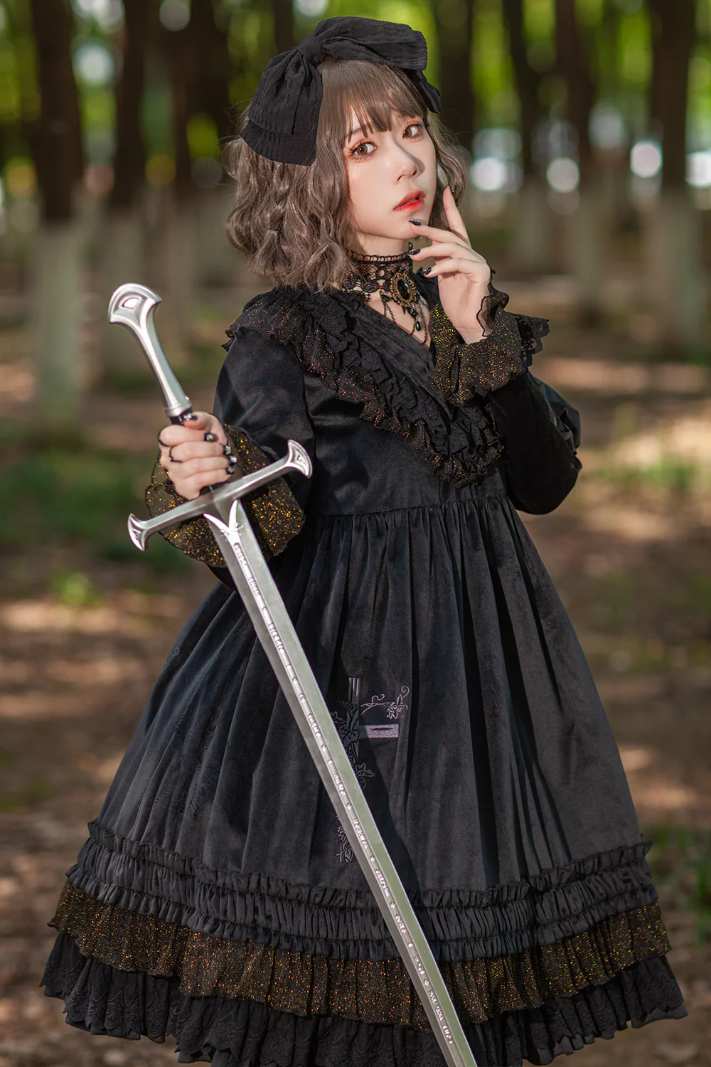 Holy Fruit Estate - Gothic Lolita OP Dress Multicolors - Image 4