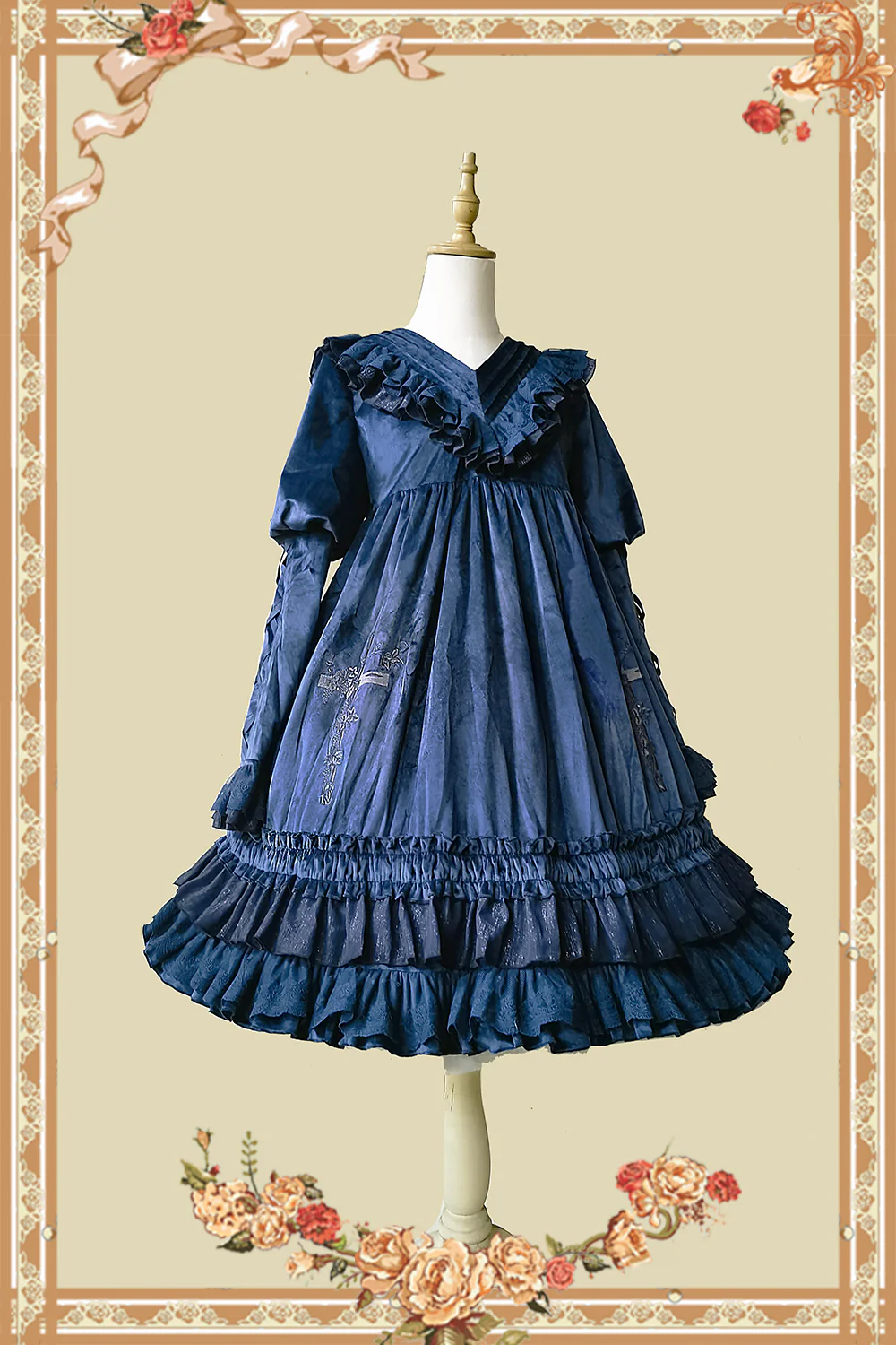 Holy Fruit Estate - Gothic Lolita OP Dress Multicolors - Image 6
