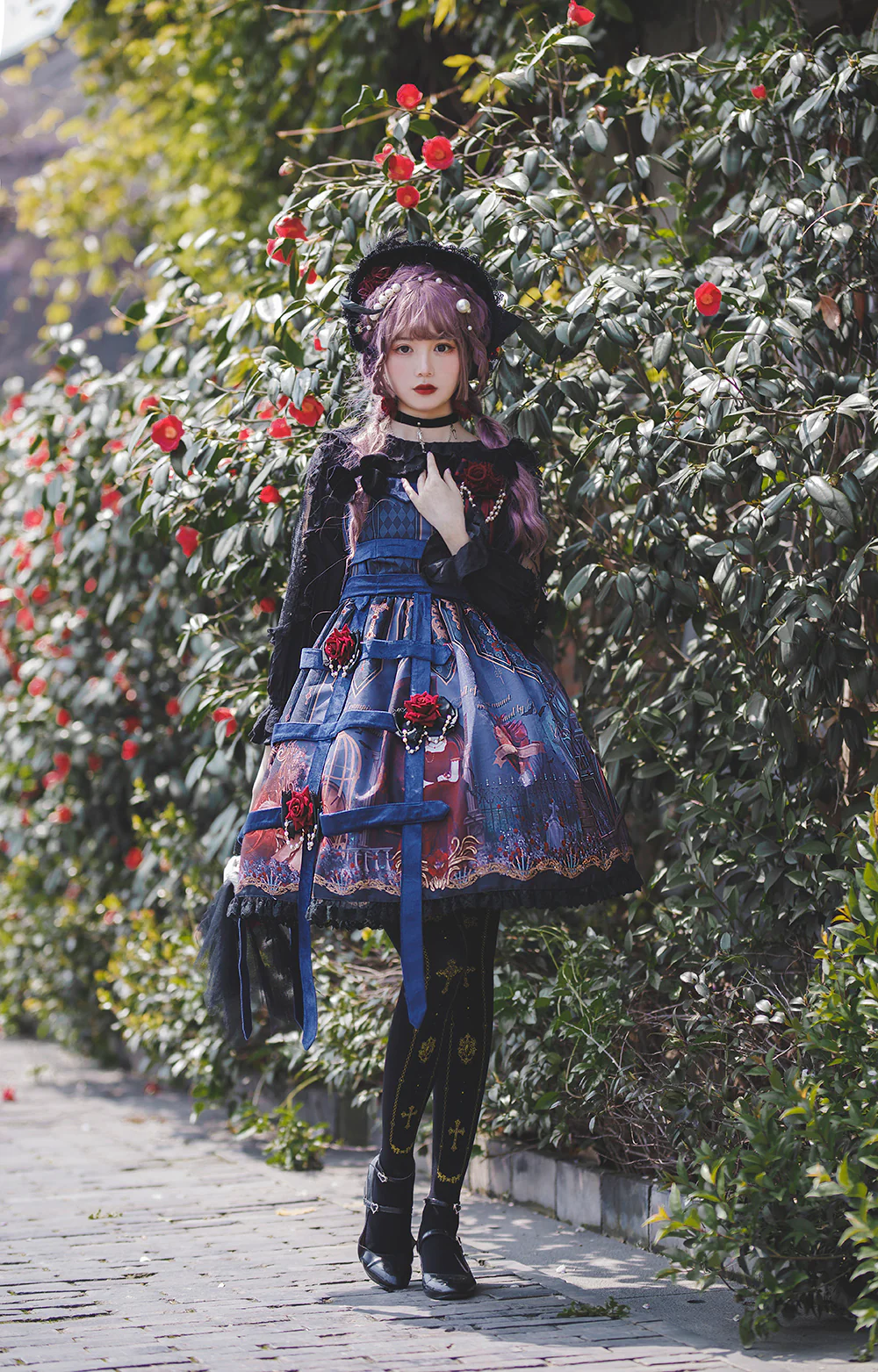 Midnight Magic - Gothic Lolita JSK Dress - Image 3