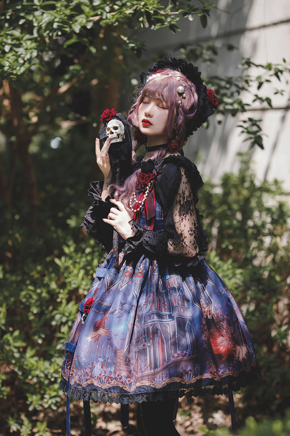 Midnight Magic - Gothic Lolita JSK Dress - Image 4