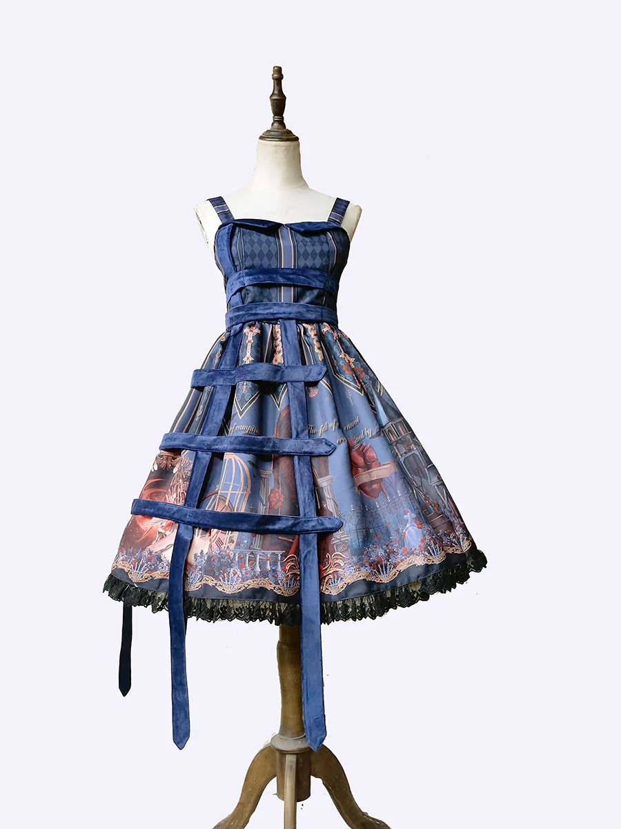 Midnight Magic - Gothic Lolita JSK Dress - Image 5