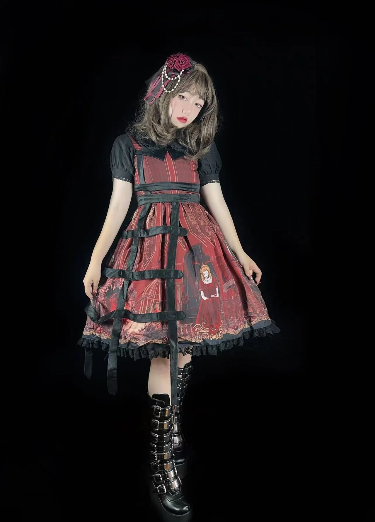 Midnight Magic - Gothic Lolita JSK Dress - Image 8