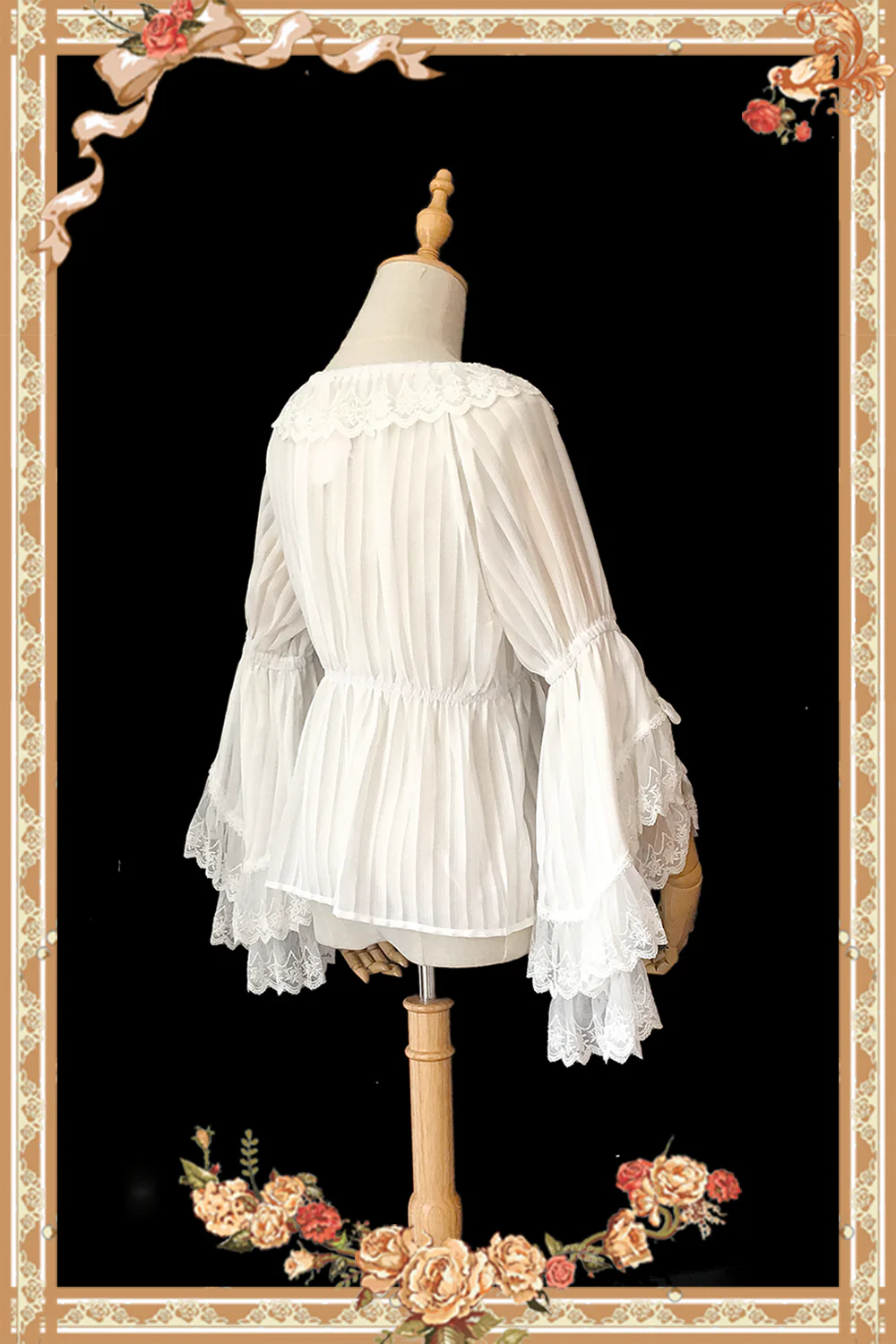 Party in Fairy Tale Town - Princess Sleeves Lolita Blouse - Image 5