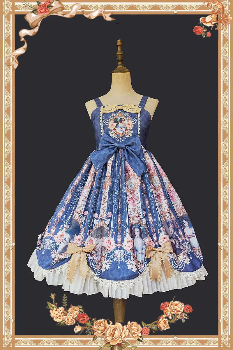 Portrait of a Little Lady - Classic Lolita Jumper Dress - Image 10