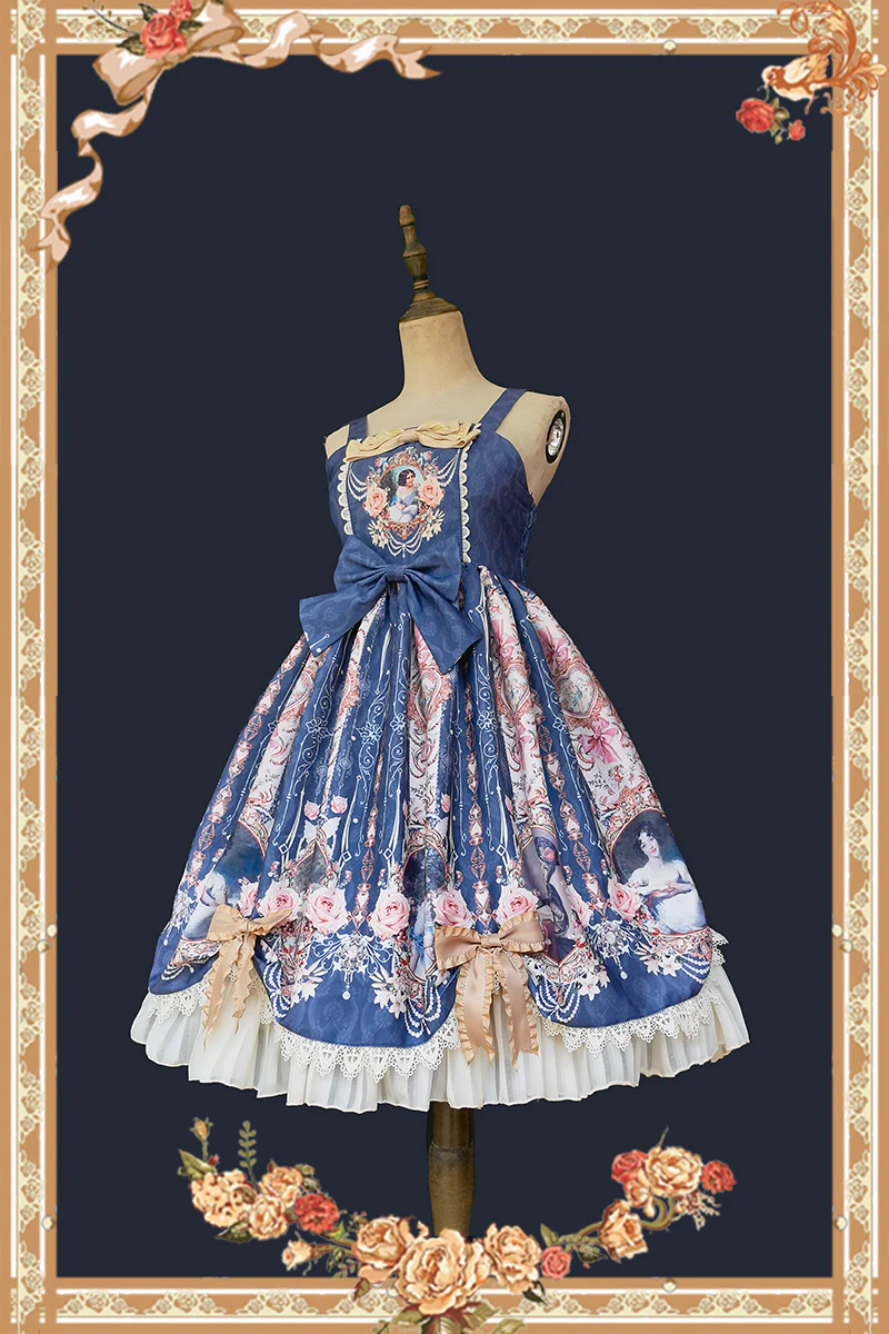 Portrait of a Little Lady - Classic Lolita Jumper Dress - Image 11