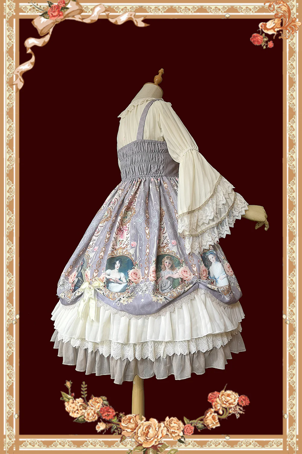 Portrait of a Little Lady - Classic Lolita Jumper Dress - Image 13