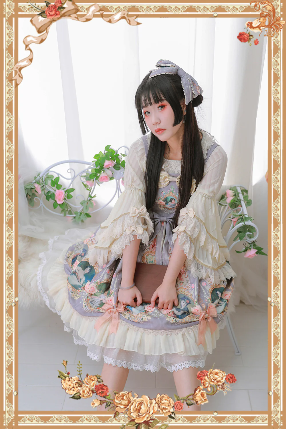 Portrait of a Little Lady - Classic Lolita Jumper Dress - Image 17