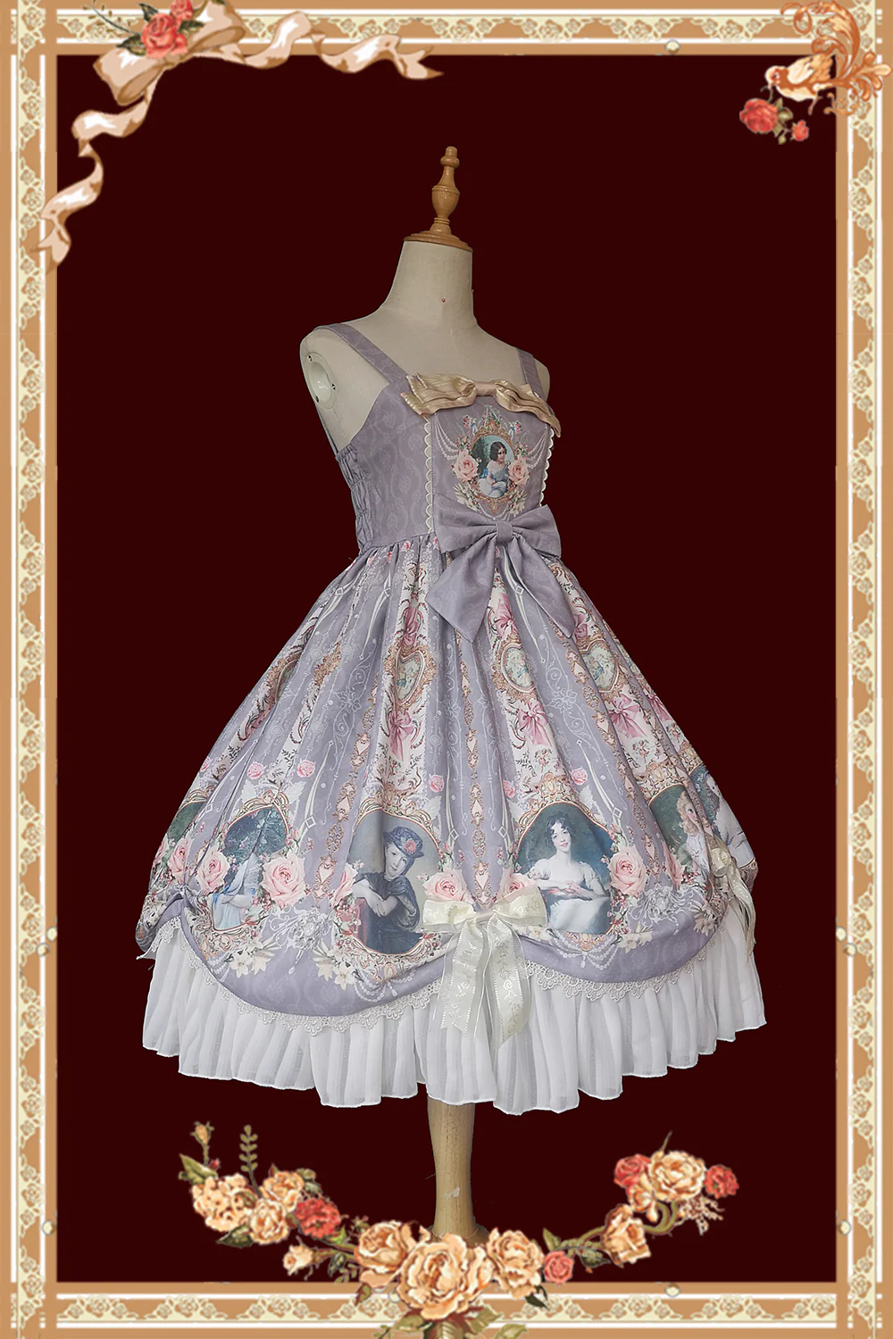 Portrait of a Little Lady - Classic Lolita Jumper Dress - Image 8