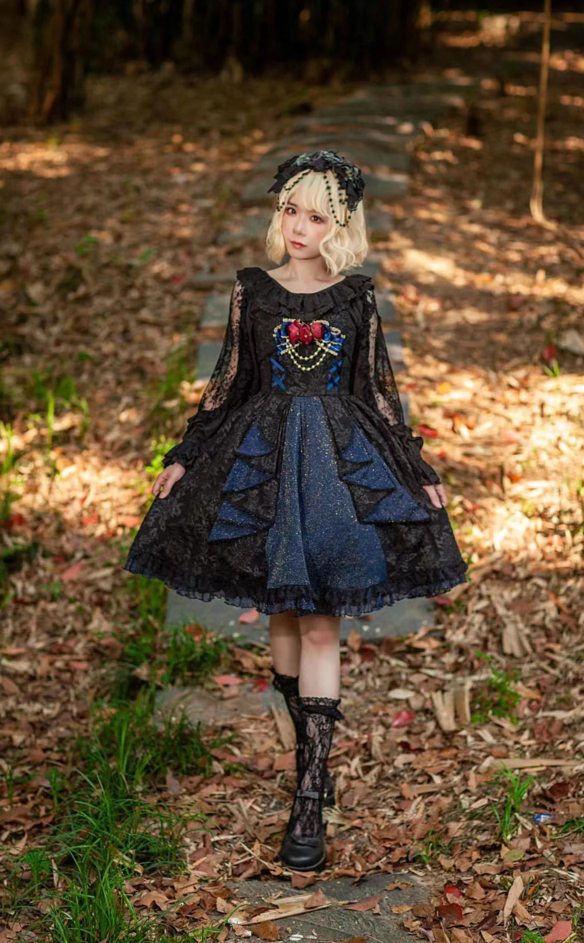 Singer - Lolita Plain Color JSK Dress - Image 2