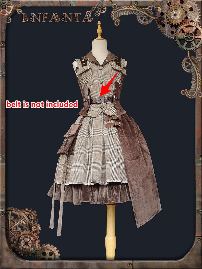 The Spirit of the Adventurer - Punk Lolita SK and Vest - Image 10