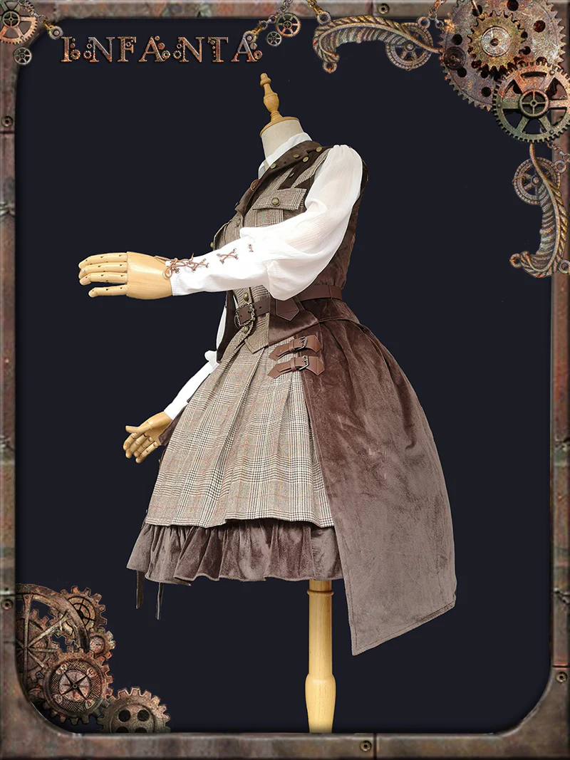 The Spirit of the Adventurer - Punk Lolita SK and Vest - Image 4