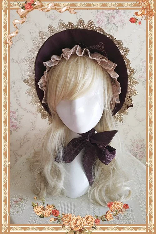 Sweet Lolita Accessories Bonnet KC Socks Beret - Image 20
