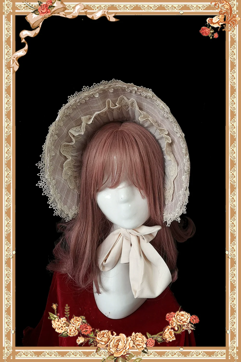 Sweet Lolita Accessories Bonnet KC Socks Beret - Image 32