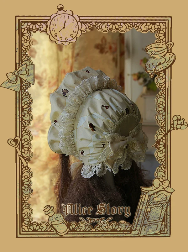 Sweet Lolita Accessories Bonnet KC Socks Beret - Image 47
