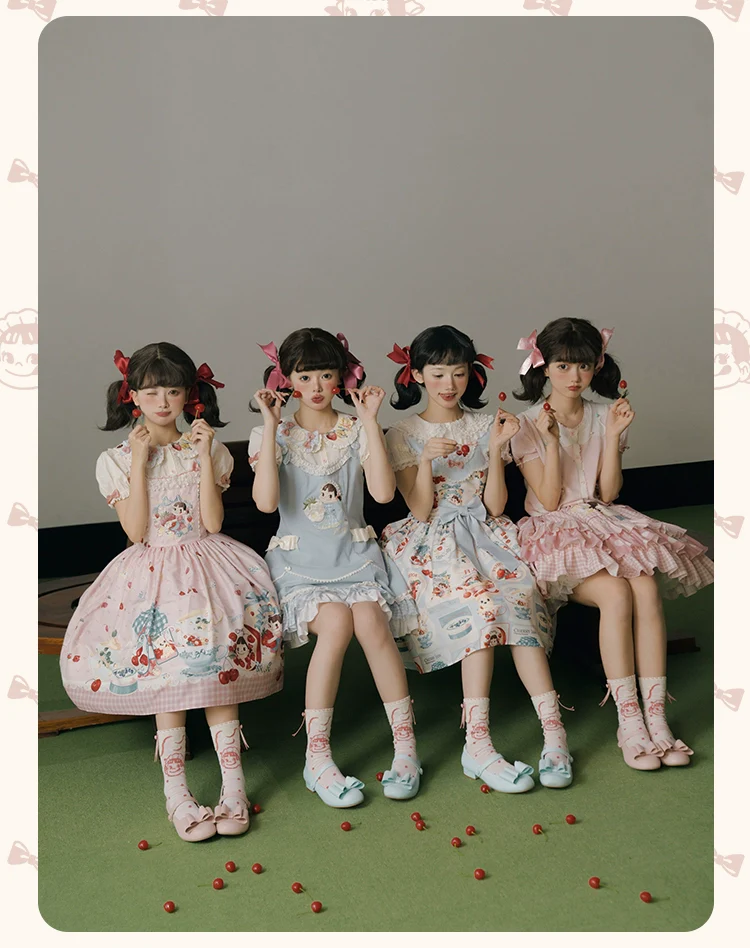 Summer Fairy - IP Collab Kawaii Lolita JSK Shirt Candy Box Hat - Image 2