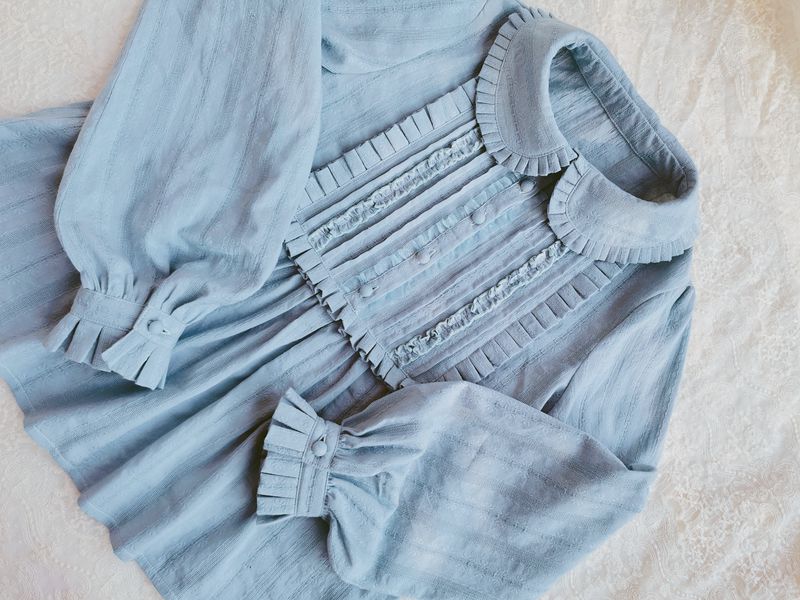 J-fashion Ruffle Cotton Lolita Blouse - Image 12