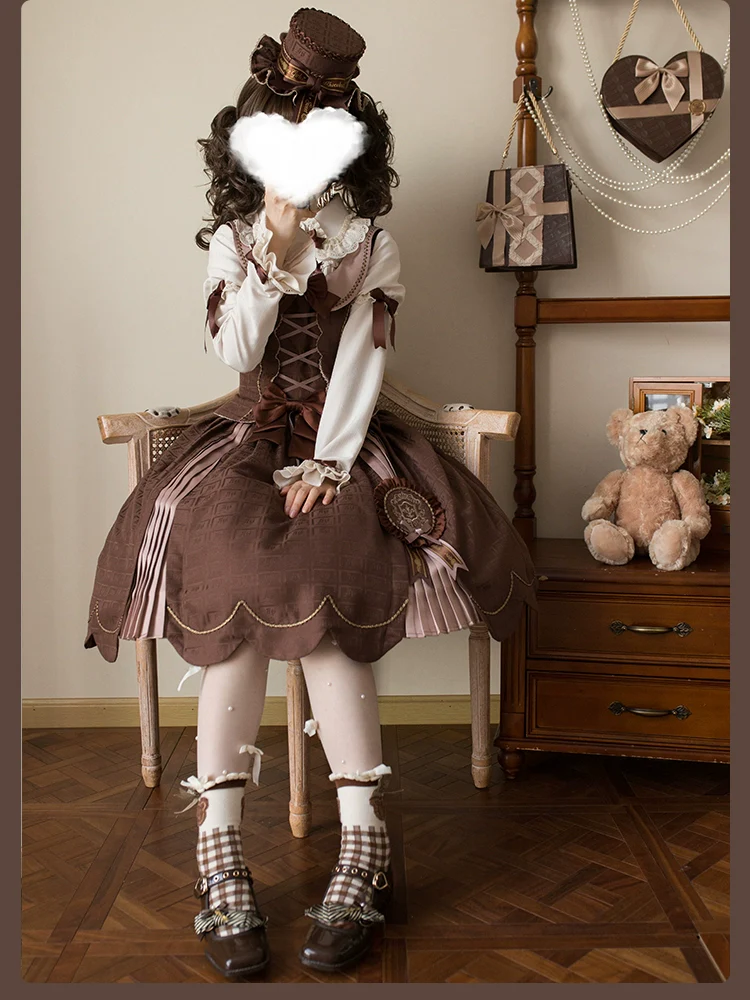 Alice Girl - Bear Chocolate Slab - Jacquard Classic Lolita Accessories - Image 18