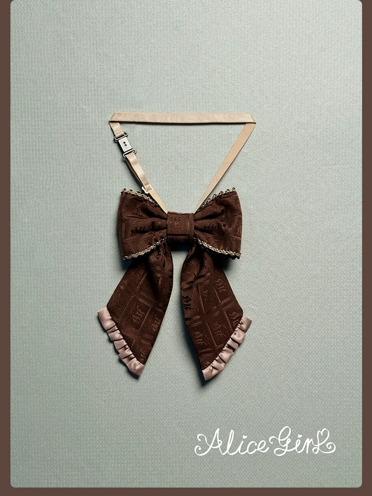 Alice Girl - Bear Chocolate Slab - Jacquard Classic Lolita Accessories - Image 9