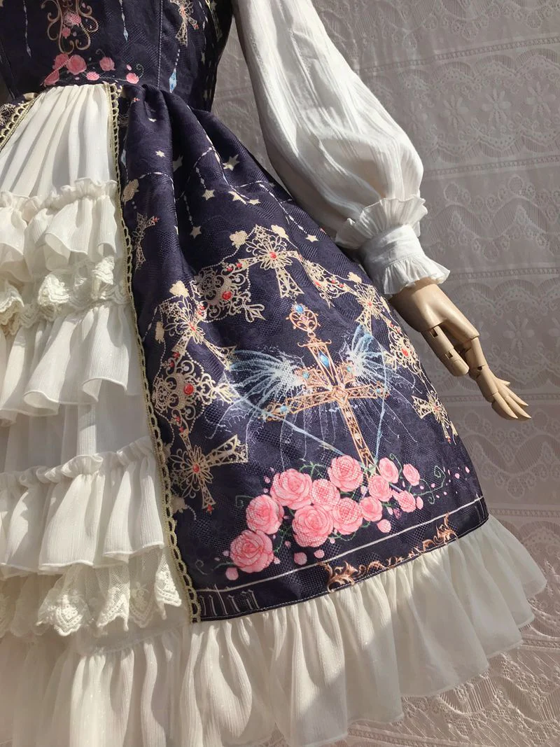 Japanese Fashion Cotton Lolita Long Sleeve Blouse - Image 4