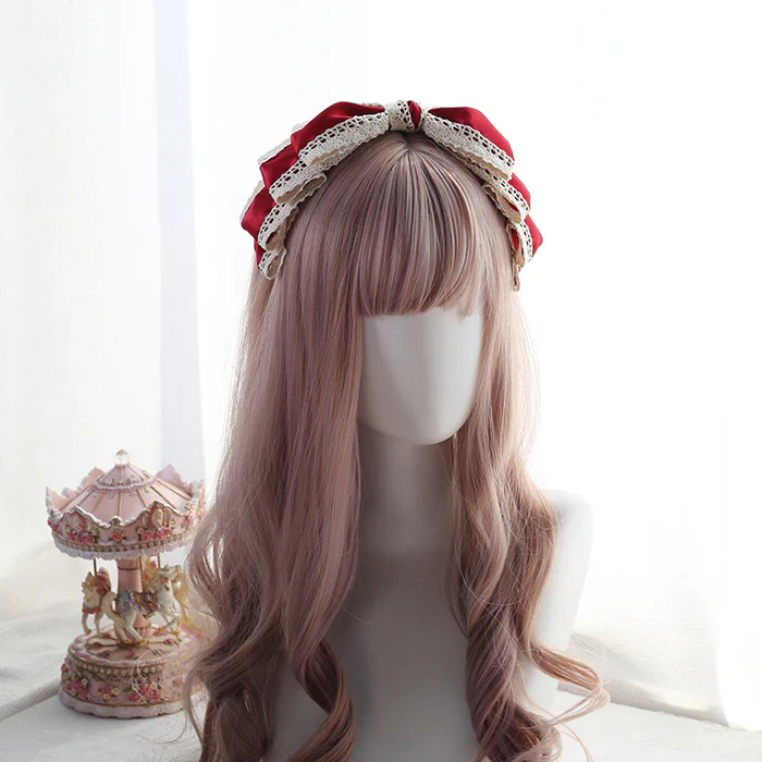 Xiaogui - Sweet Lolita Headdress, Japanese Lace KC - Image 3