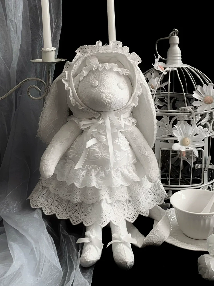 With PUJI - Puppet Box - Kawaii Lolita Bag Lamb Kitten Detachable Bag Dress Hat - Image 18