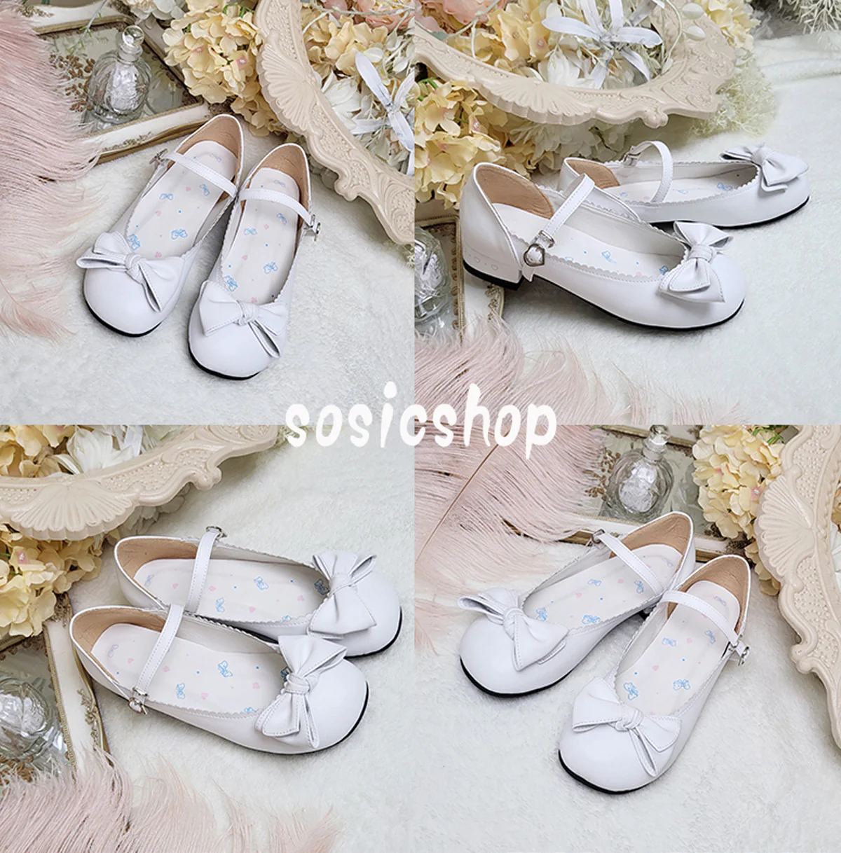 Kawaii Lolita Bow Falt Shoes - Image 8