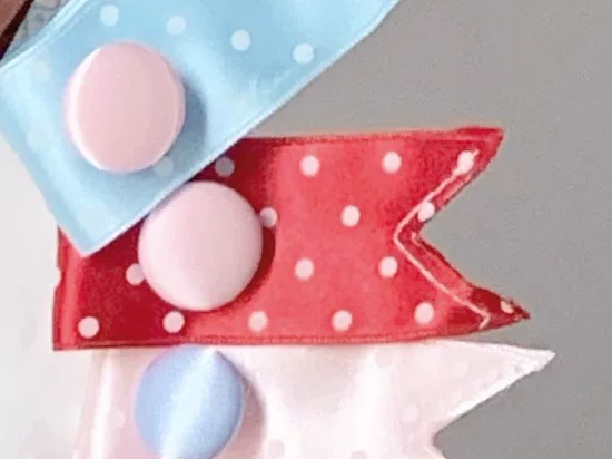 Kawaii Lolita Bunny Ear Hairband, Polka Dot Bow - Image 12