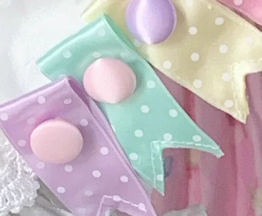 Kawaii Lolita Bunny Ear Hairband, Polka Dot Bow - Image 17