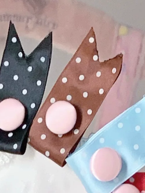 Kawaii Lolita Bunny Ear Hairband, Polka Dot Bow - Image 20