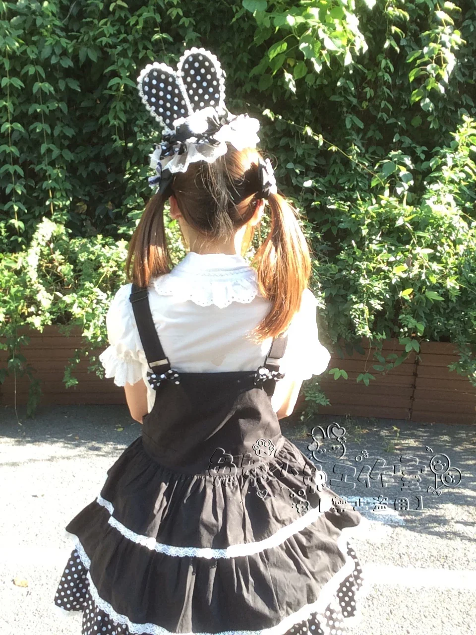Kawaii Lolita Bunny Ear Hat, Plaid & Polka Dot Styles - Image 13
