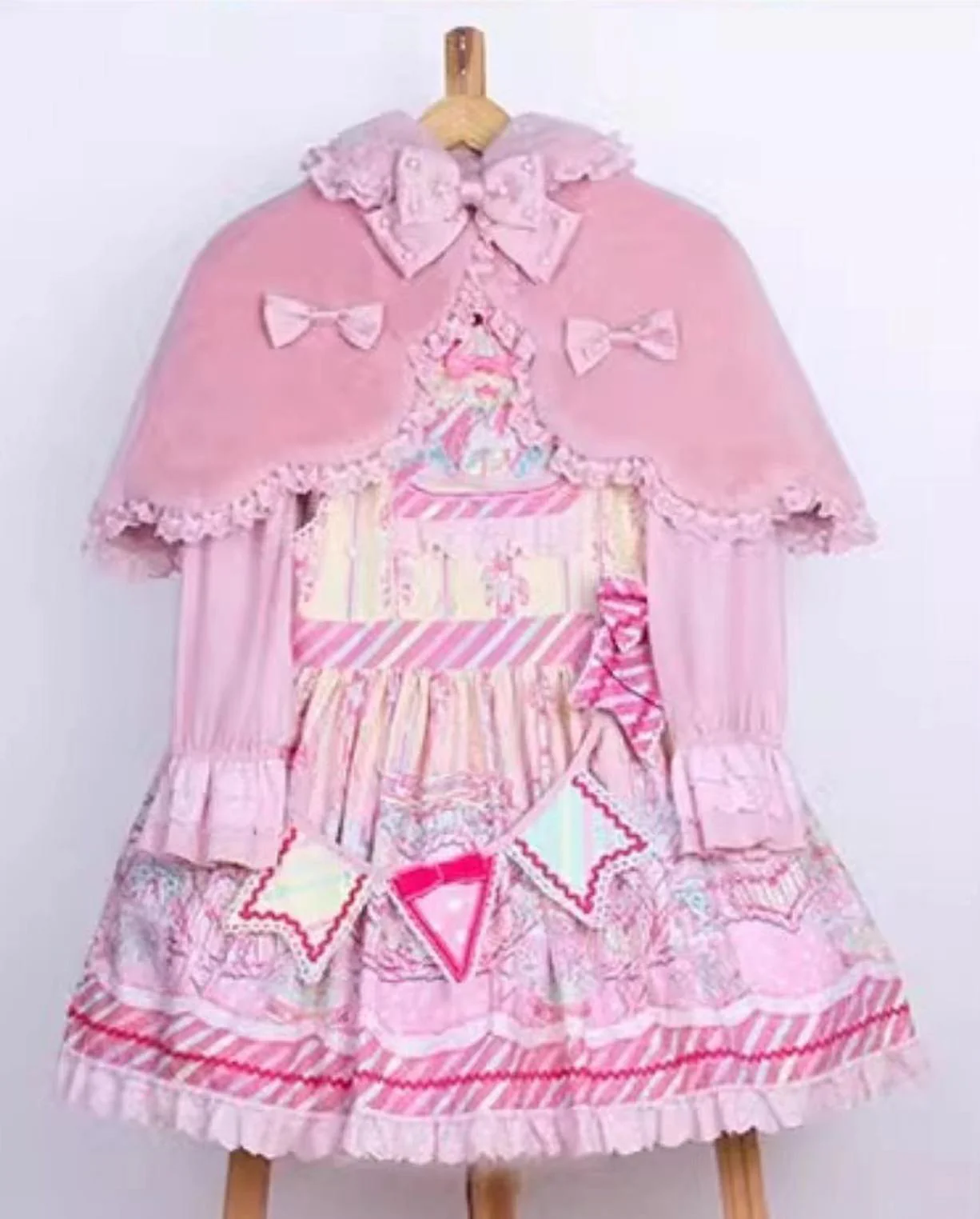 Kawaii Lolita Cape Winter Lolita Shawl Daily - Image 17