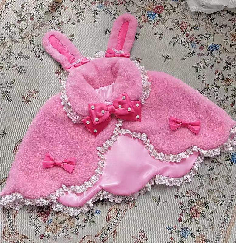 Kawaii Lolita Cape Winter Lolita Shawl Daily - Image 20