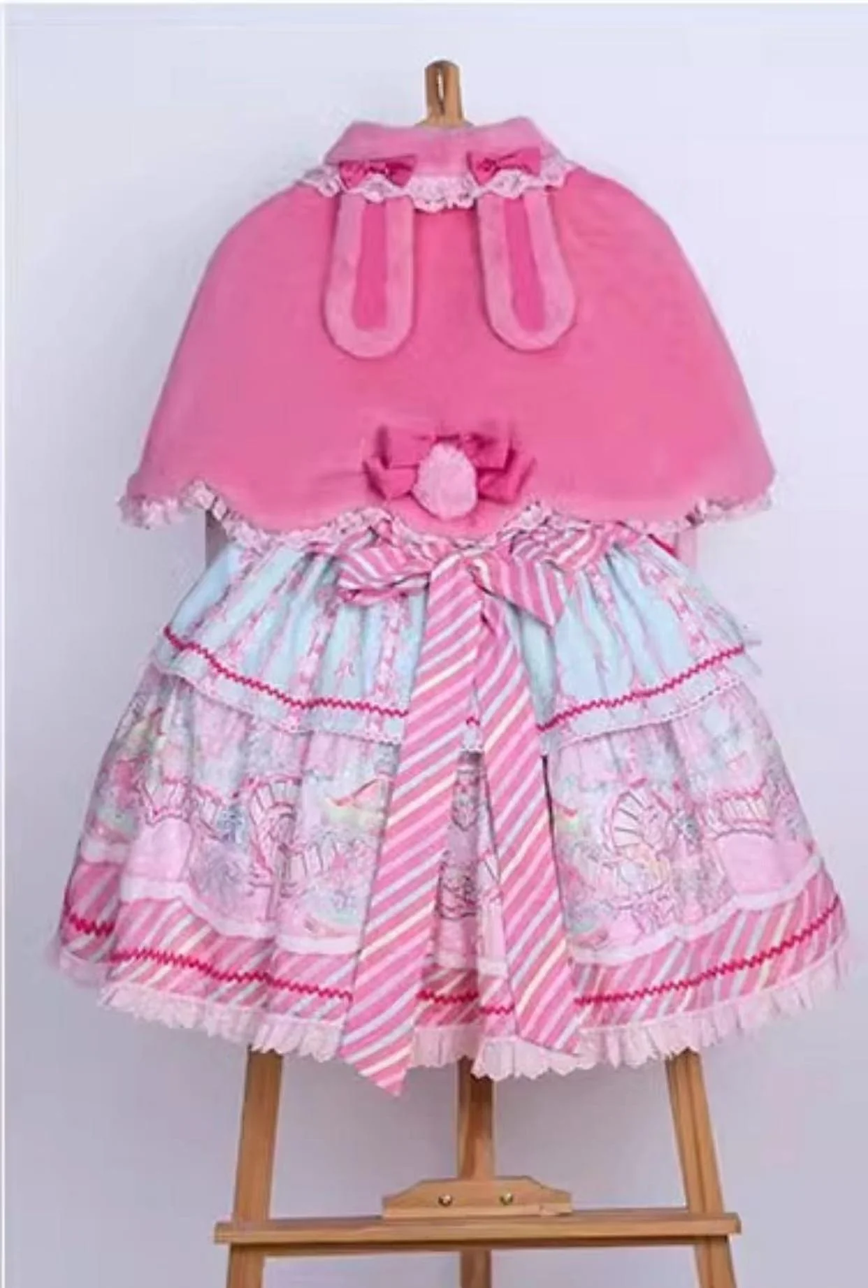Kawaii Lolita Cape Winter Lolita Shawl Daily - Image 21