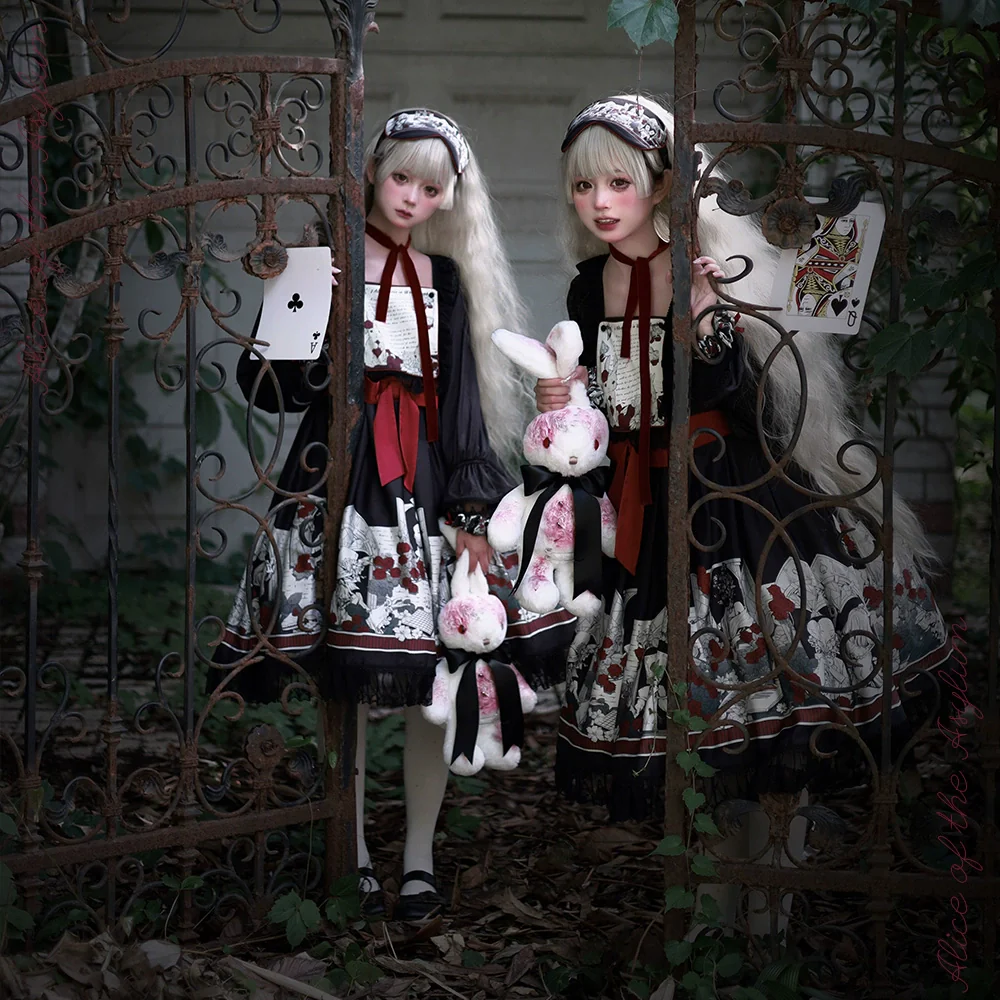 Alice - Kawaii Lolita Dress OP Dress Sleepwear - Image 10