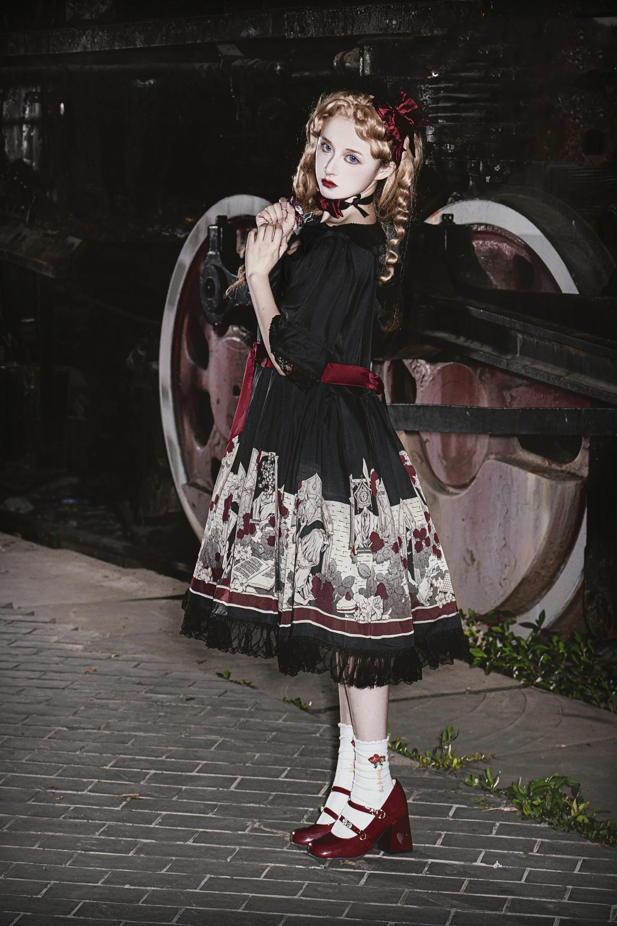 Alice - Kawaii Lolita Dress OP Dress Sleepwear - Image 12
