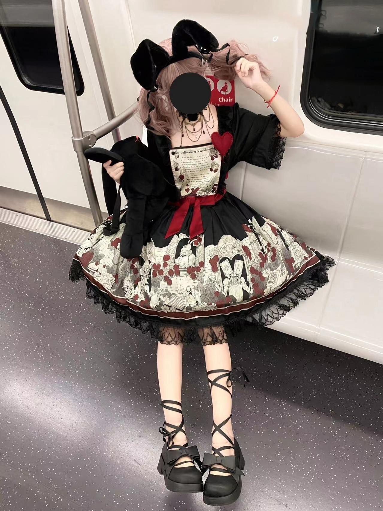 Alice - Kawaii Lolita Dress OP Dress Sleepwear - Image 17